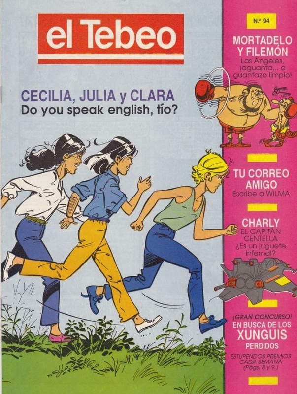 Zz VENDIDO COMIC EL TEBEO Nº 94 MORTADELO Y FILEMON, CECICLIA, CHARLIE, 13 RUE DEL PERCEBE, ETC.  VENDIDO